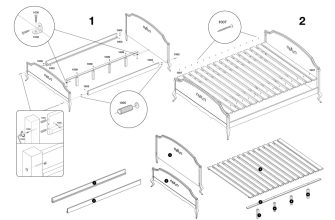 konstrukciya krovati iz massiva karkas i usilenie