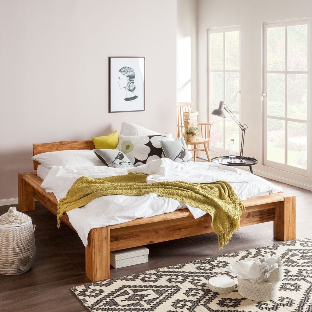 massivholzbett maewood eiche massiv geoelt 180 x 200cm 3460889